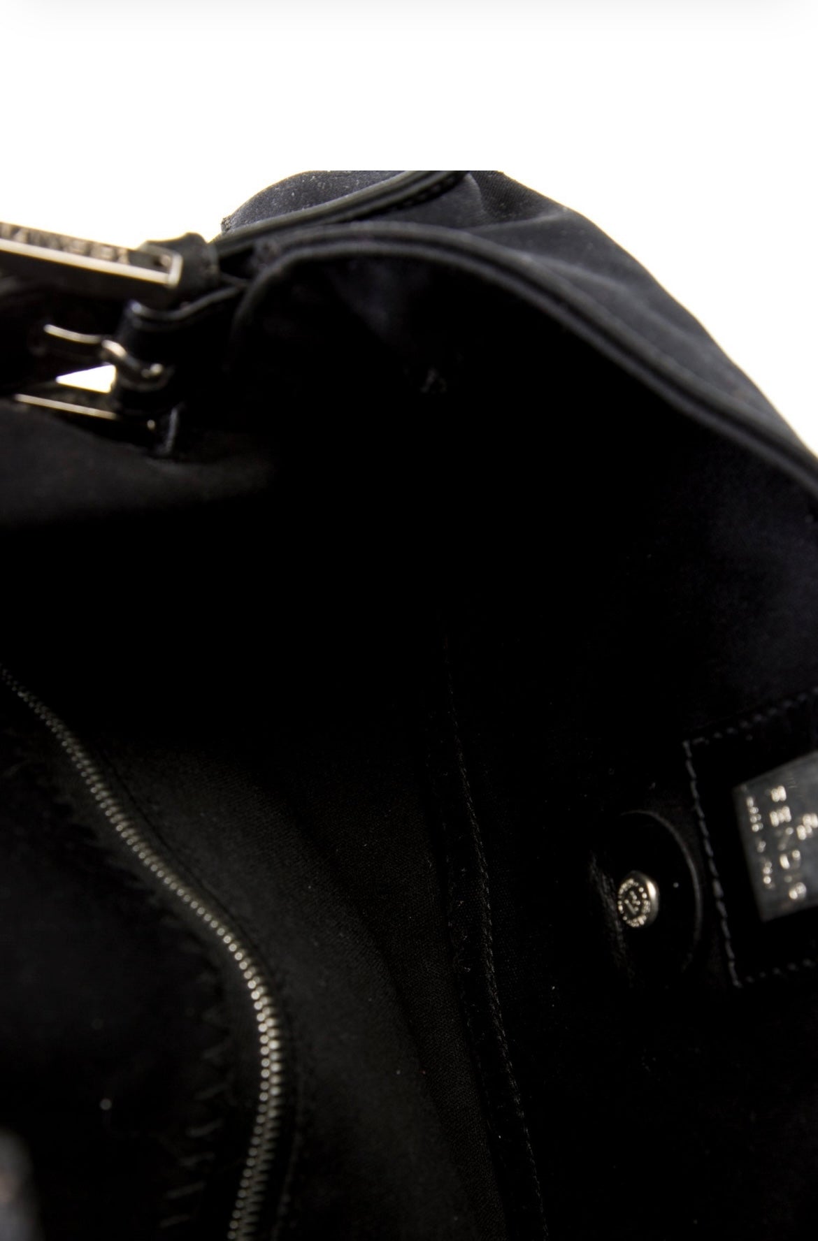 Fendi Neoprene Baguette Bag in Black