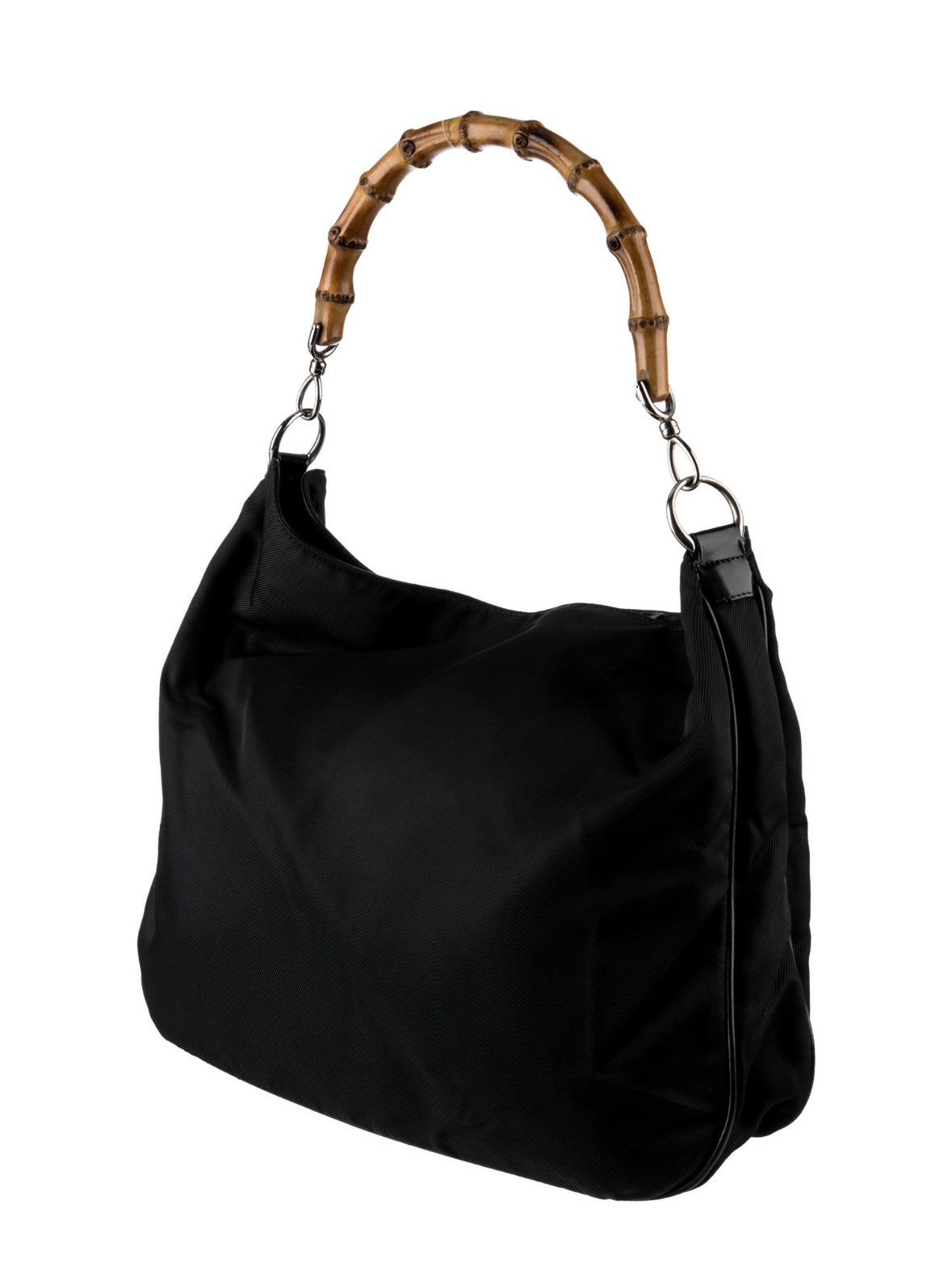 Gucci Bamboo Hobo in Black 2000s