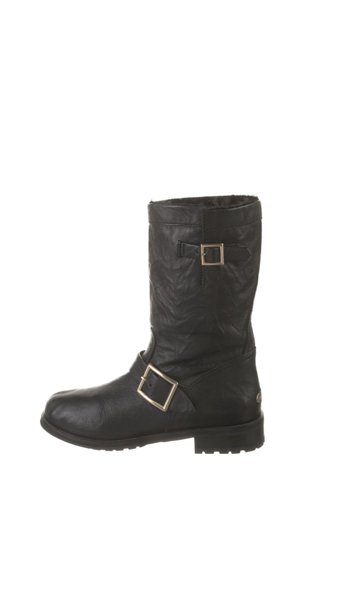 Jimmy Choo Leather Moto Boots