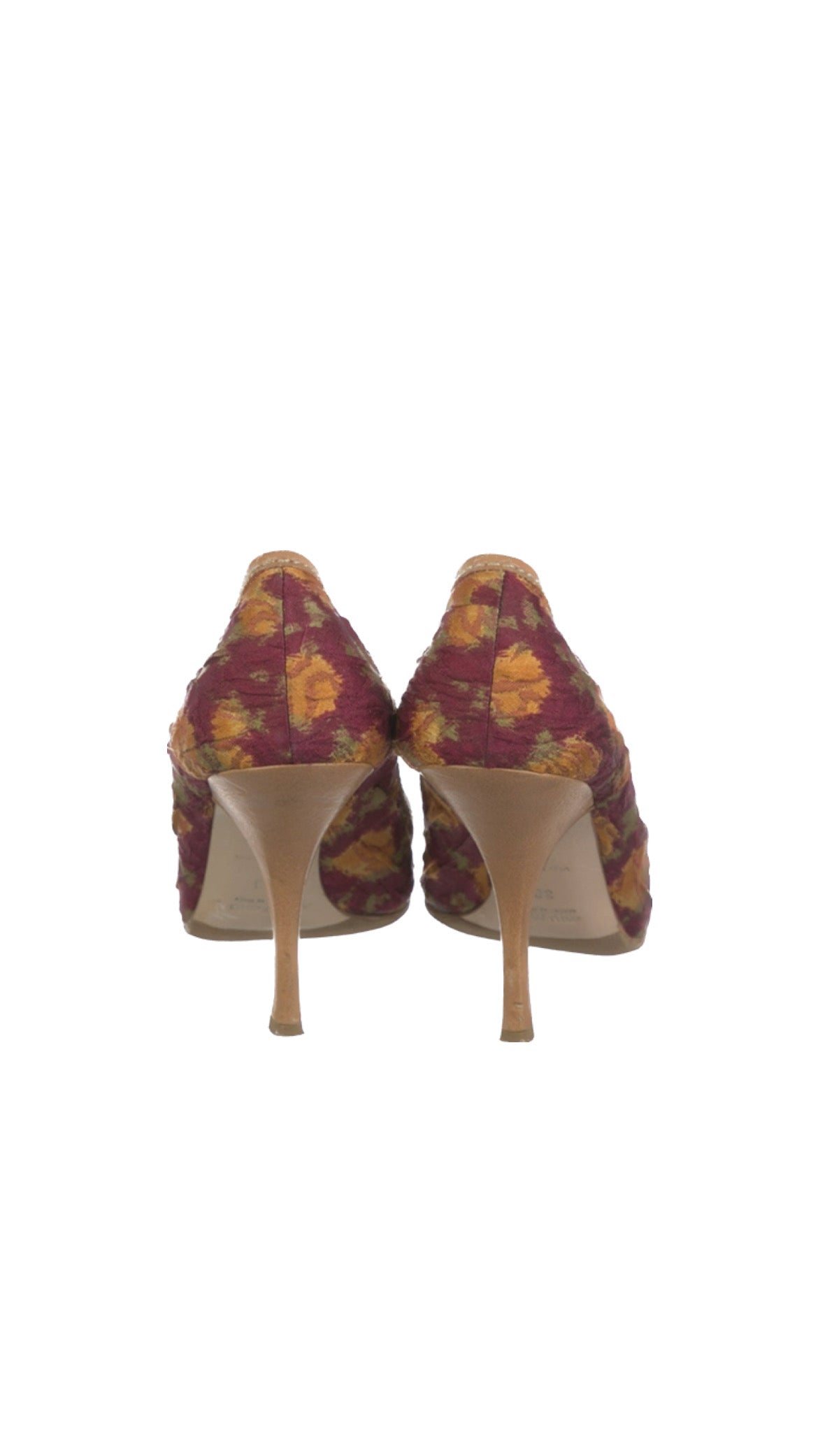Miu Miu Floral Print Heels