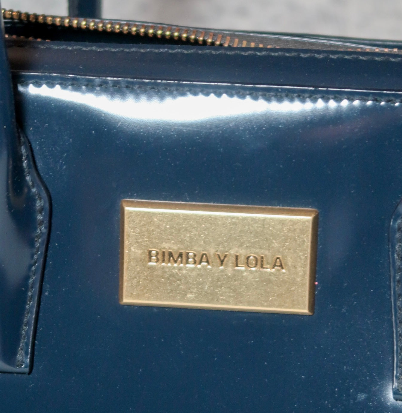 Bimba Y Lola Blue Hand Bag