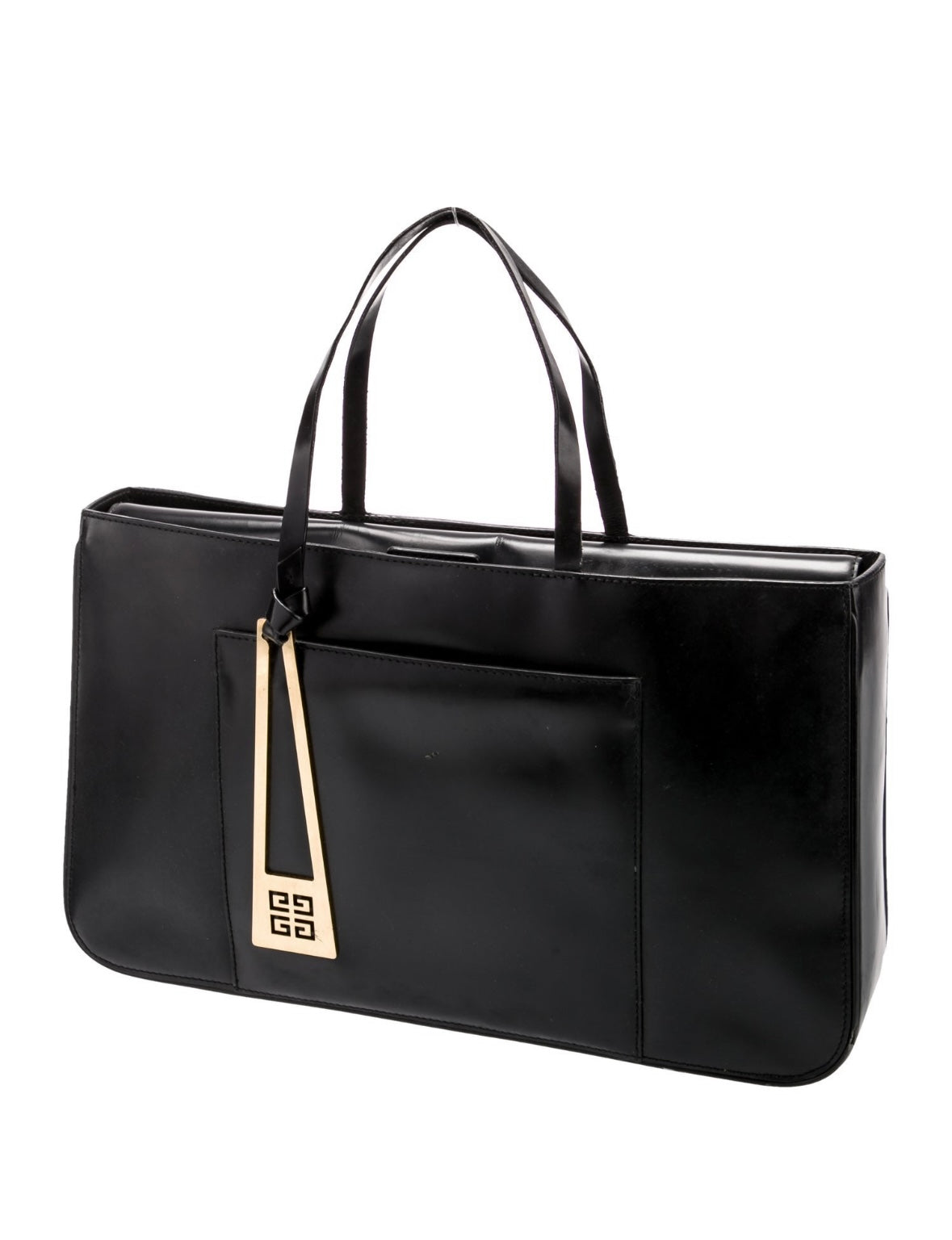 Givenchy Leather Top Handle Bag in Black